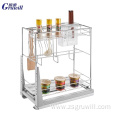 Multifunctional cabinet pull basket